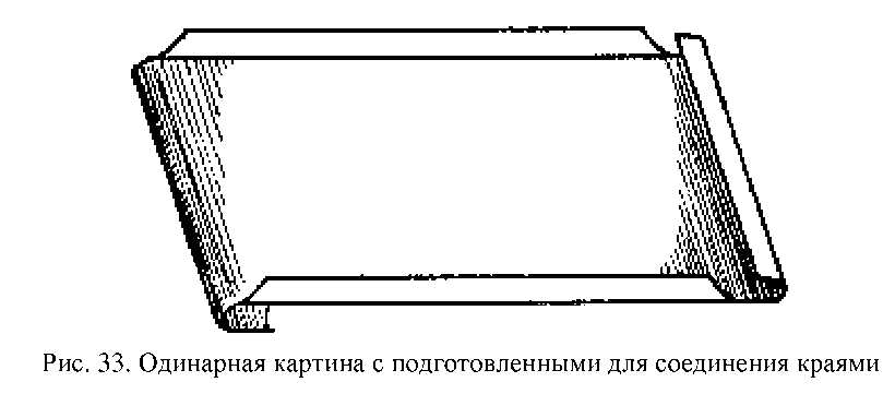 Изготовление фальцевых картин